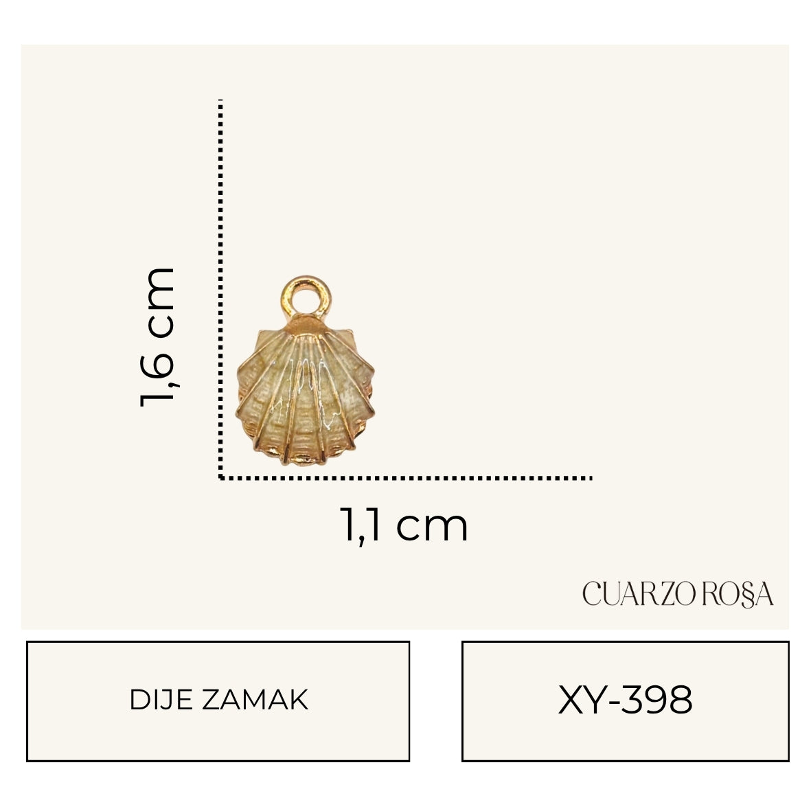 Dije Zamak Concha