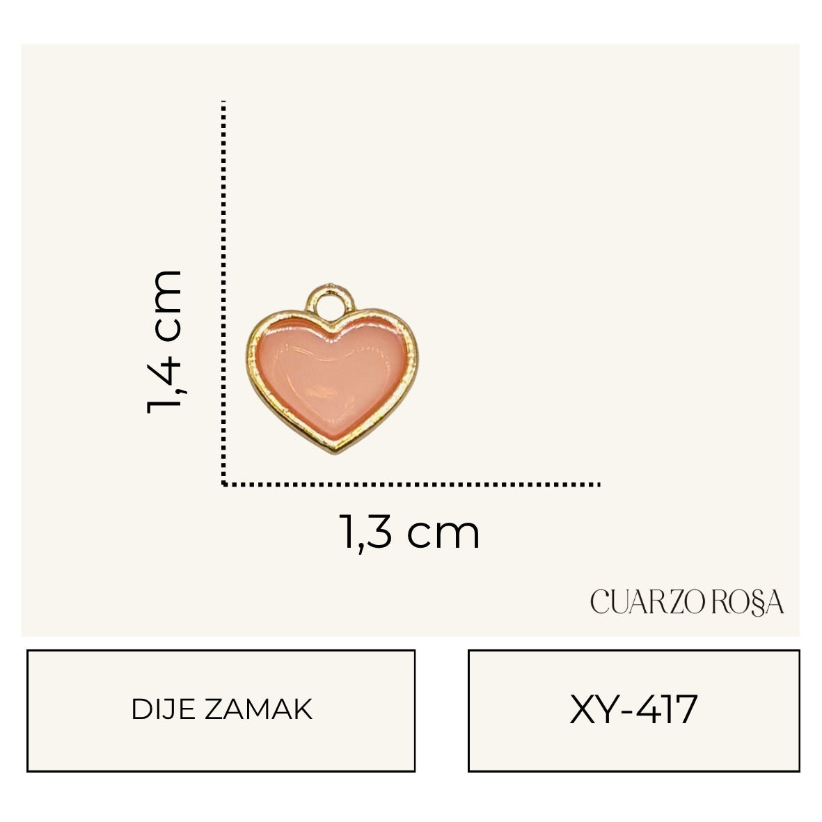 Dije Zamak Corazón