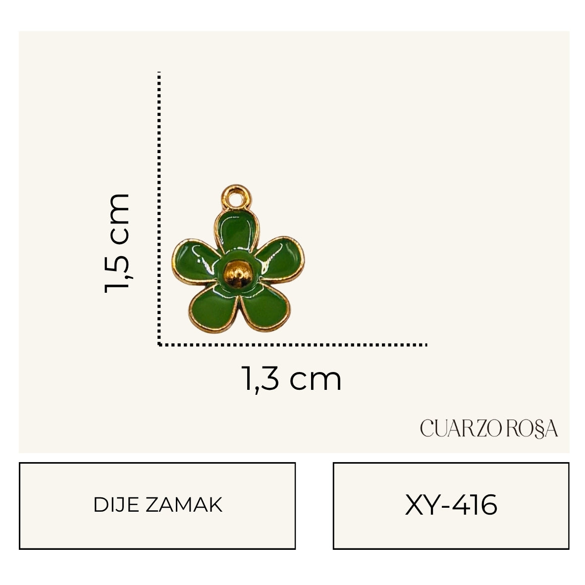 Dije Zamak Flor