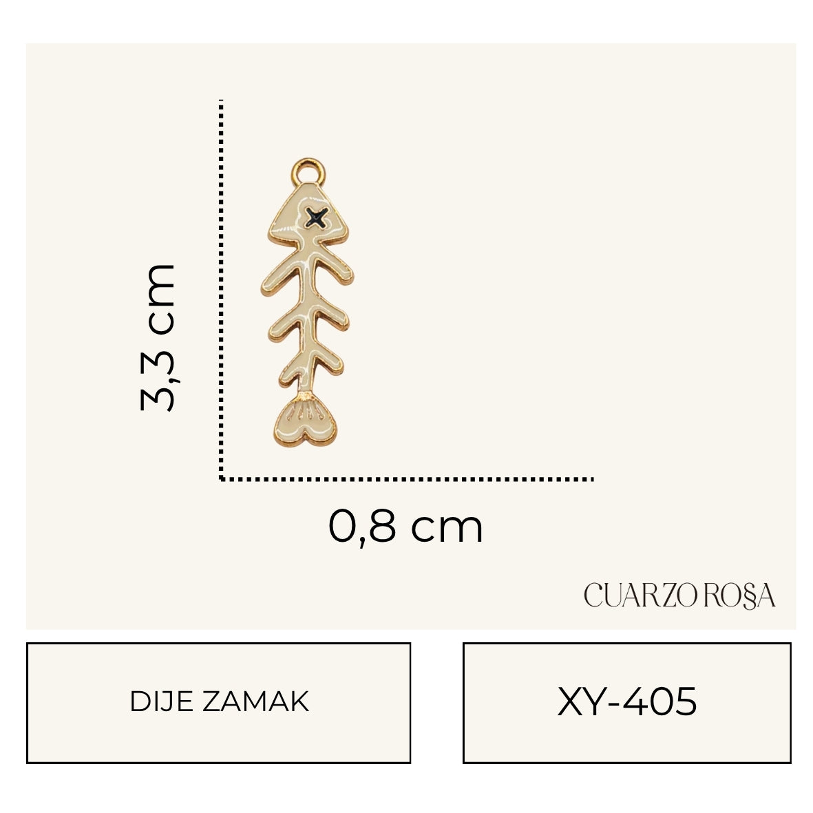 Dije Zamak Espina de Pez