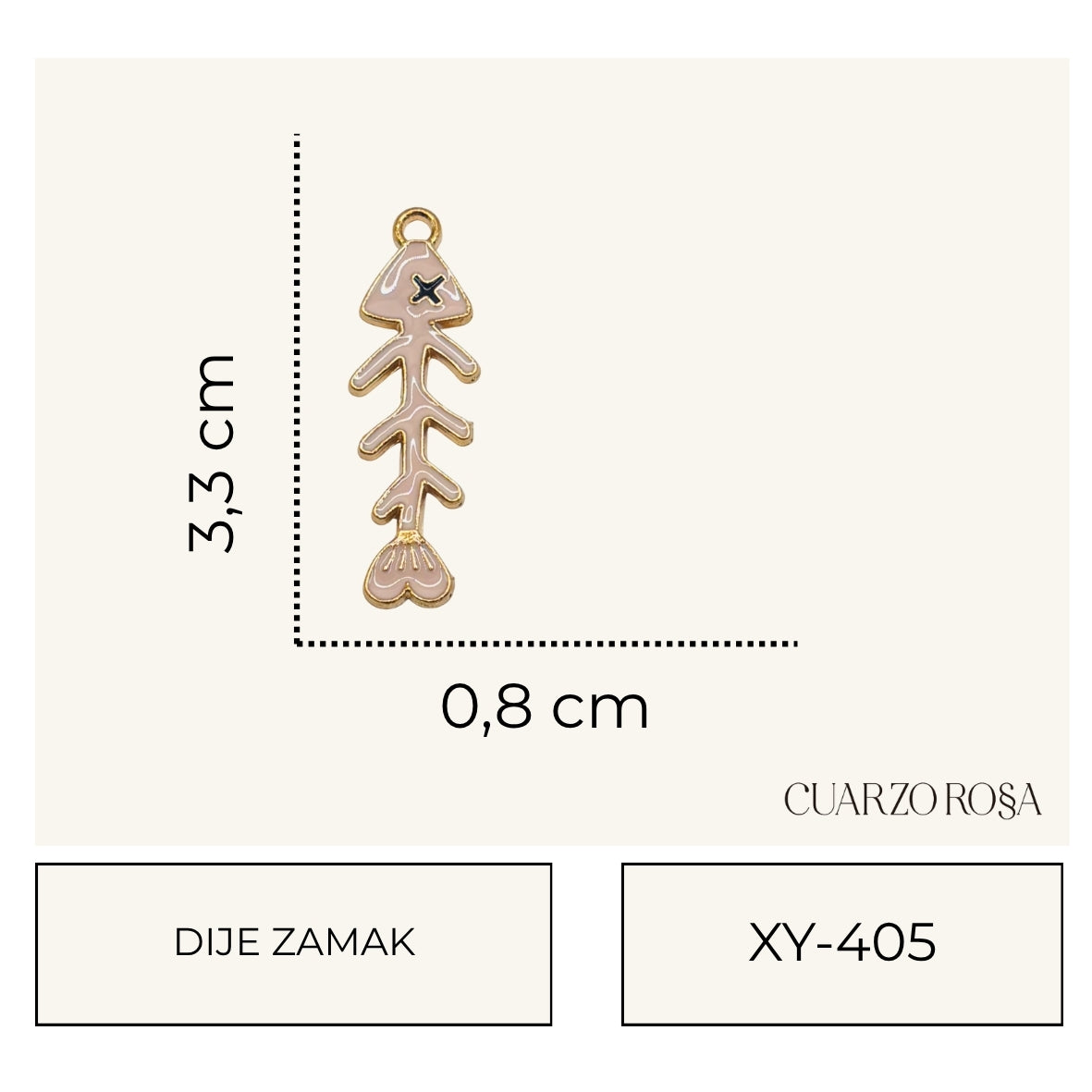 Dije Zamak Espina de Pez