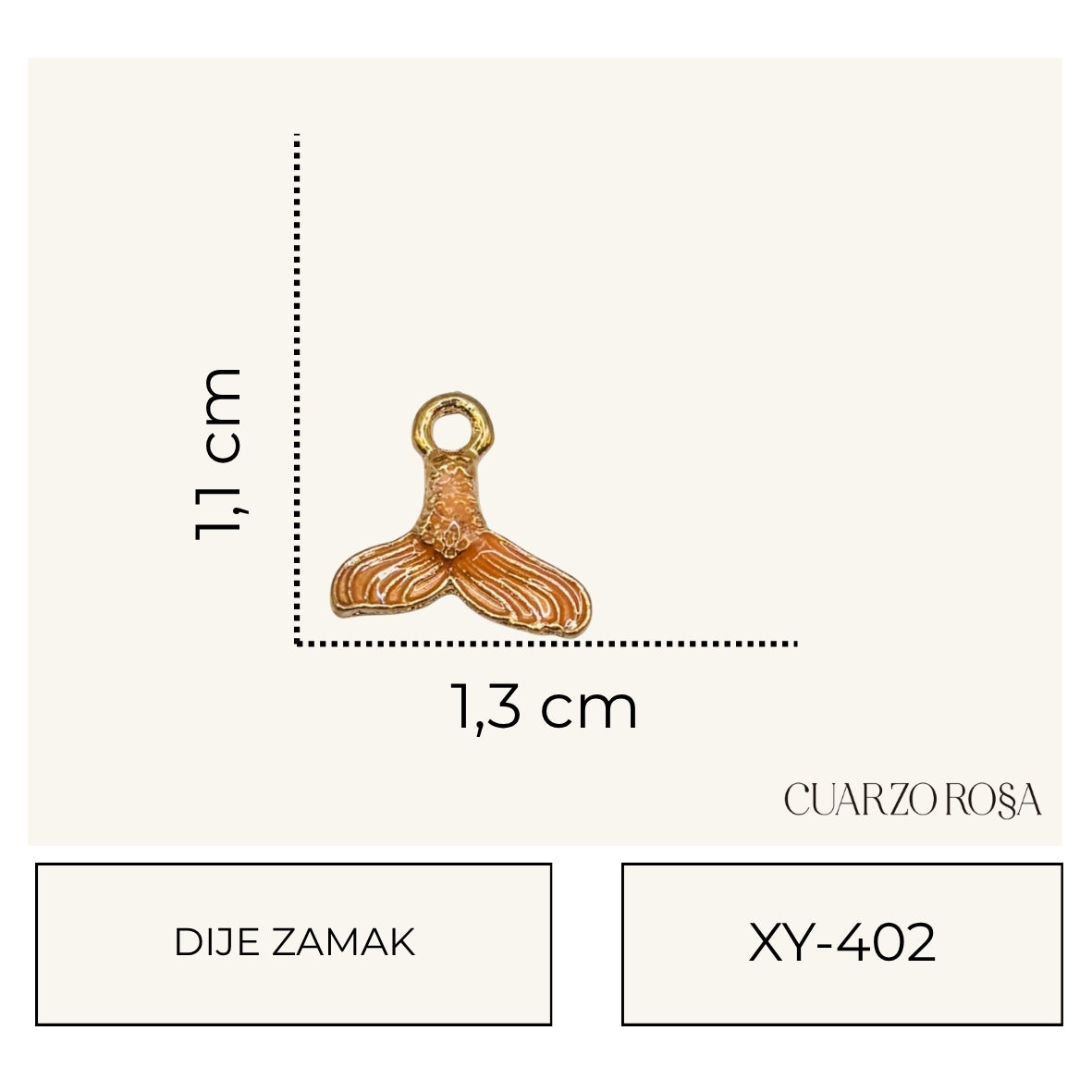 Dije Zamak Cola de Sirena