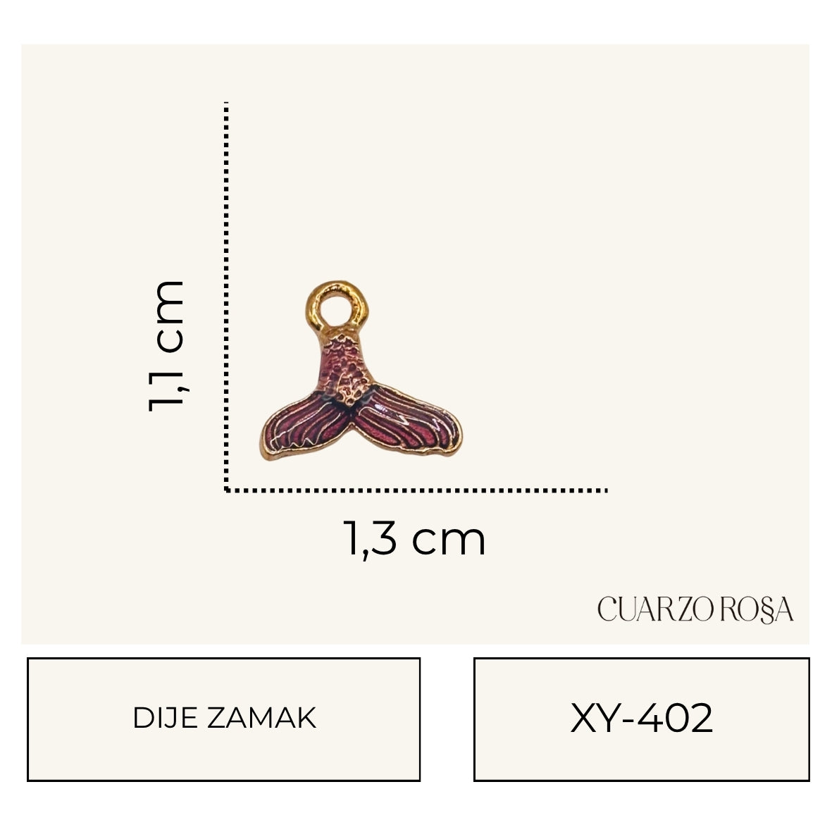 Dije Zamak Cola de Sirena