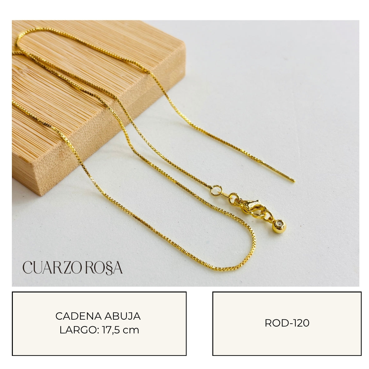 Cadena Abuja Veneciana 17,5cm