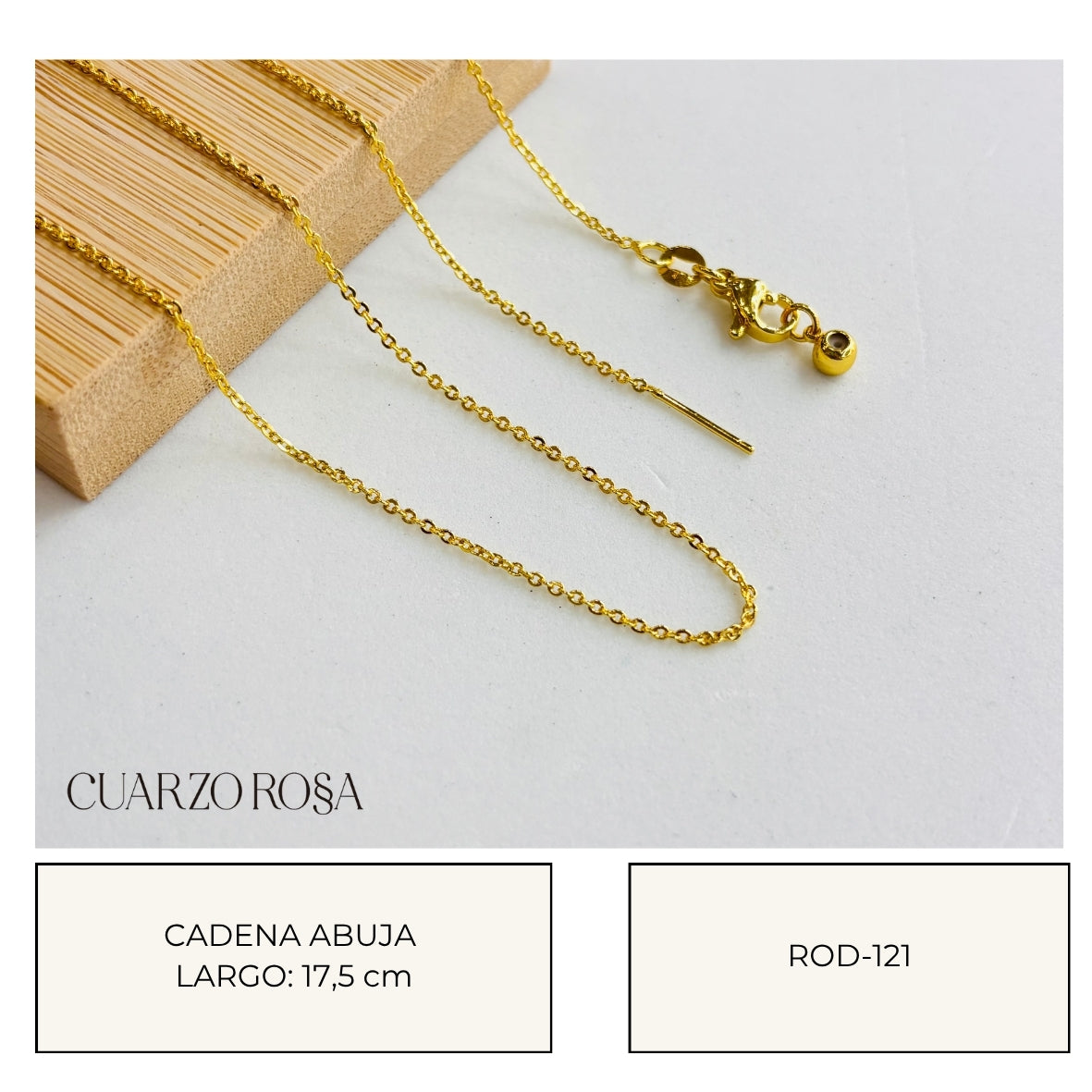 Cadena Abuja Eslabón 17,5cm