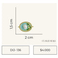Dije para Pulsera Perla y Olivo