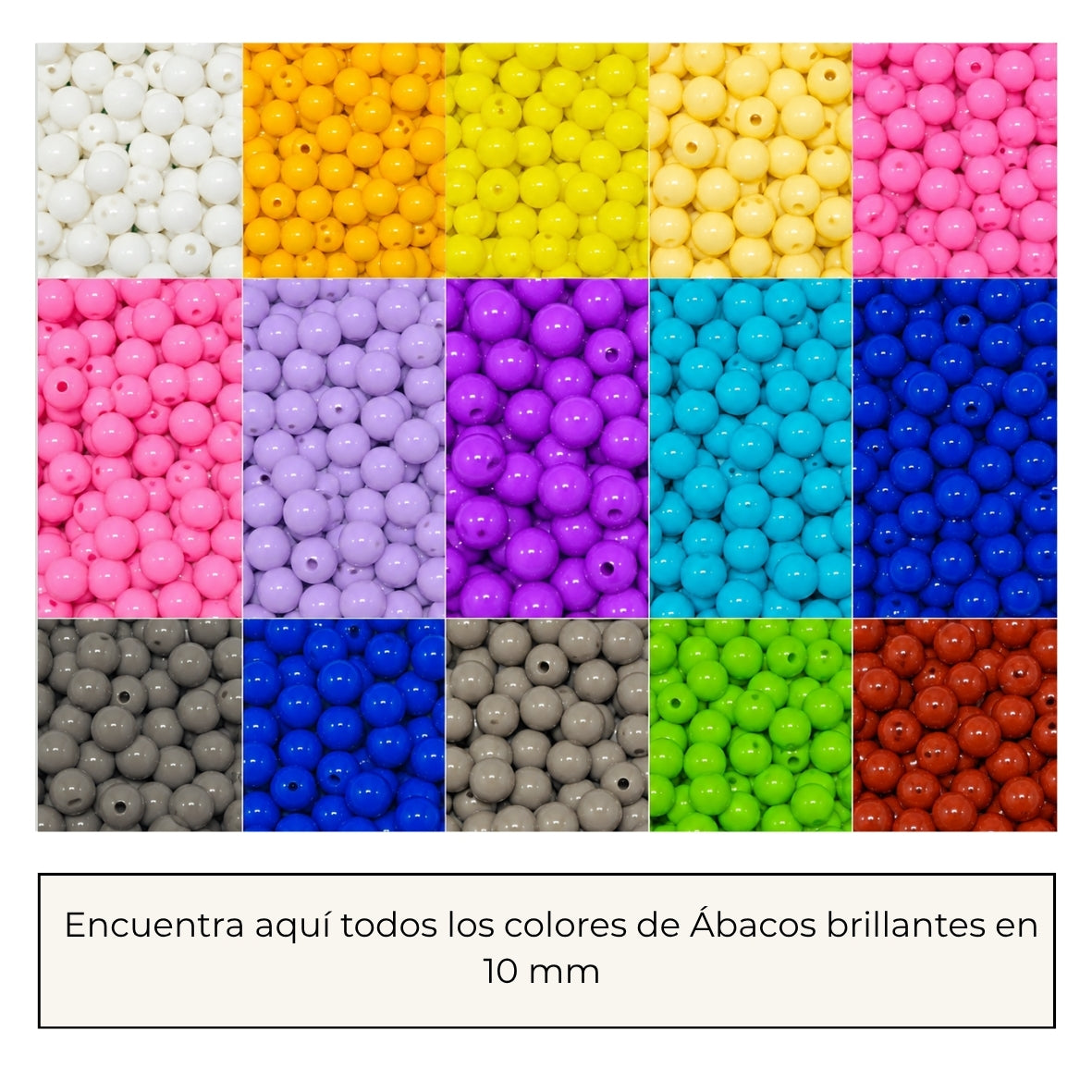 Abacos brillantes 10mm
