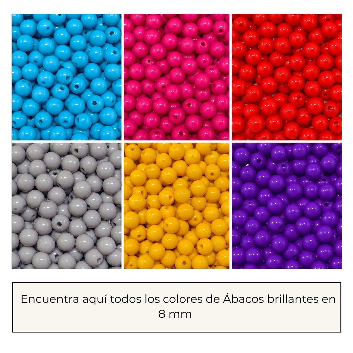 Abacos Brillantes 8mm