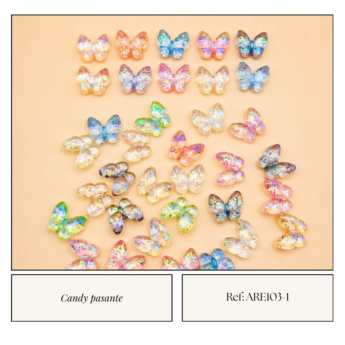 Candy Pasante Mariposa Multicolor