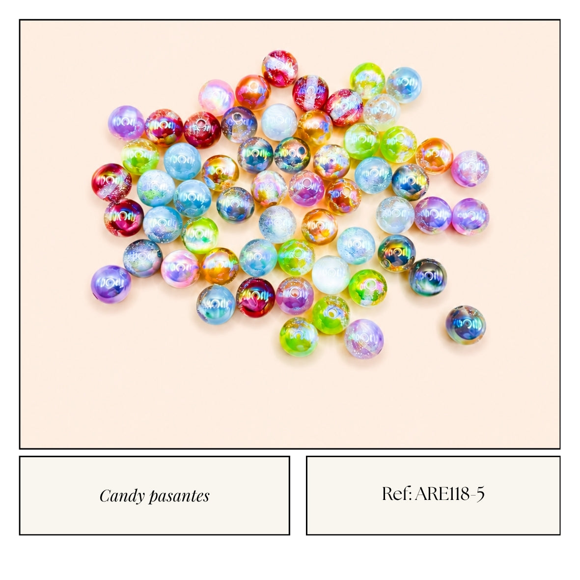 Candy Pasante Esfera Galaxy Multicolor