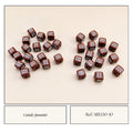 Candy Pasante Cubo Marrón Letras Min