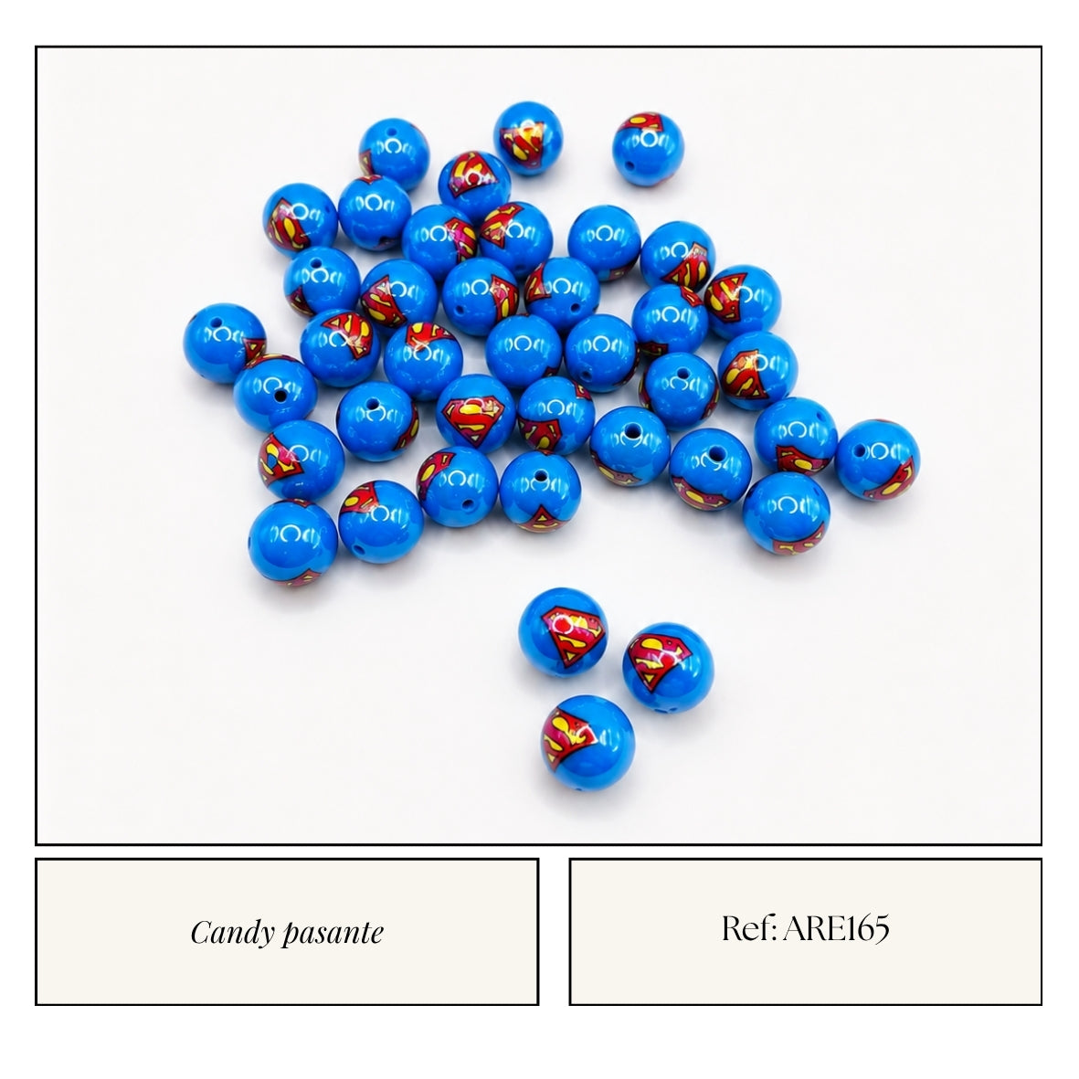 Candy Pasante Bola Superman Azul