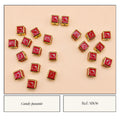 Candy Pasante Cubo Hello Kitty Dorado Rojo