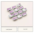 Candy Pasante Cubo Plateado Hello Kitty Biface