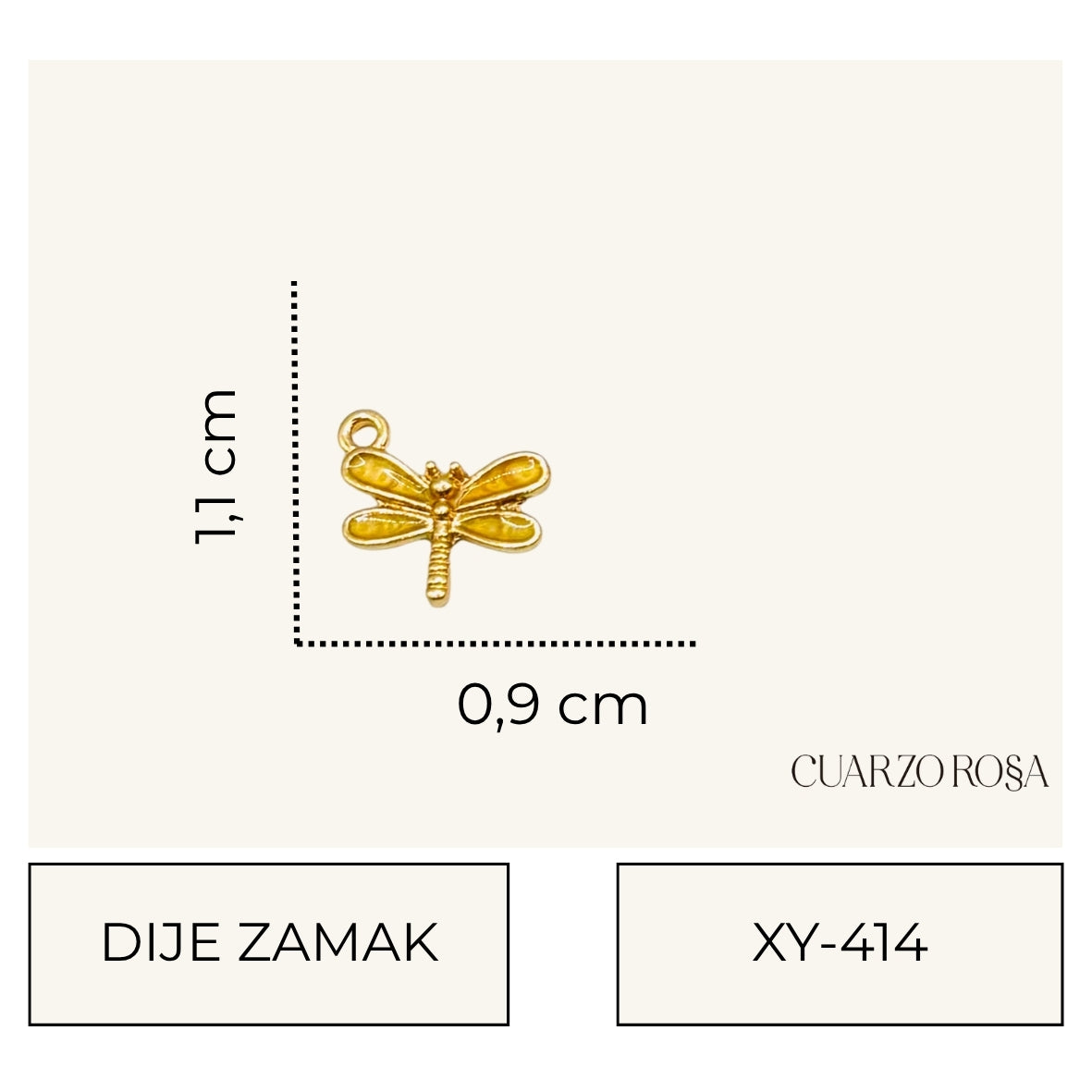 Dije Zamak Libélula XY-414