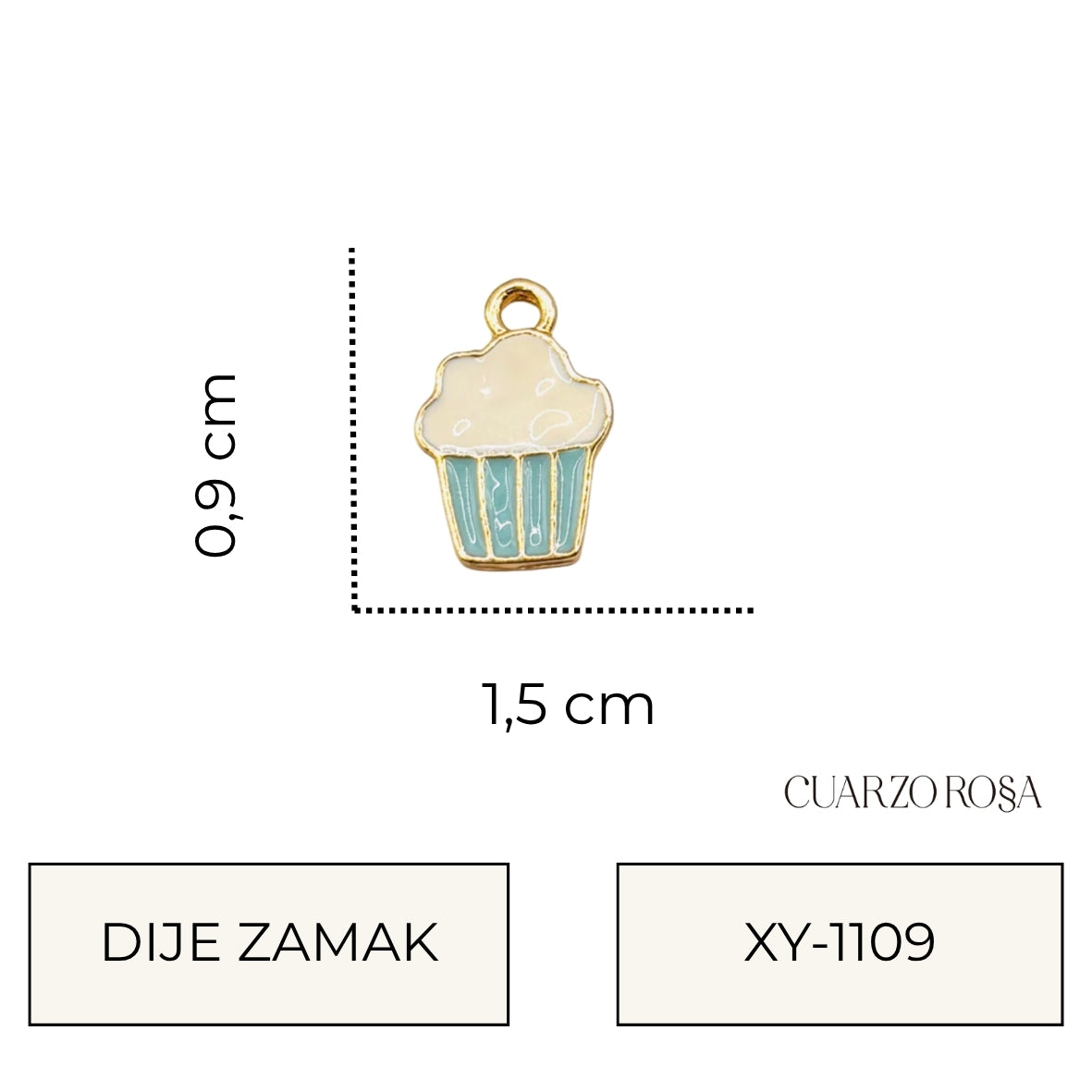 Dije Zamak Cupcake XY-1109