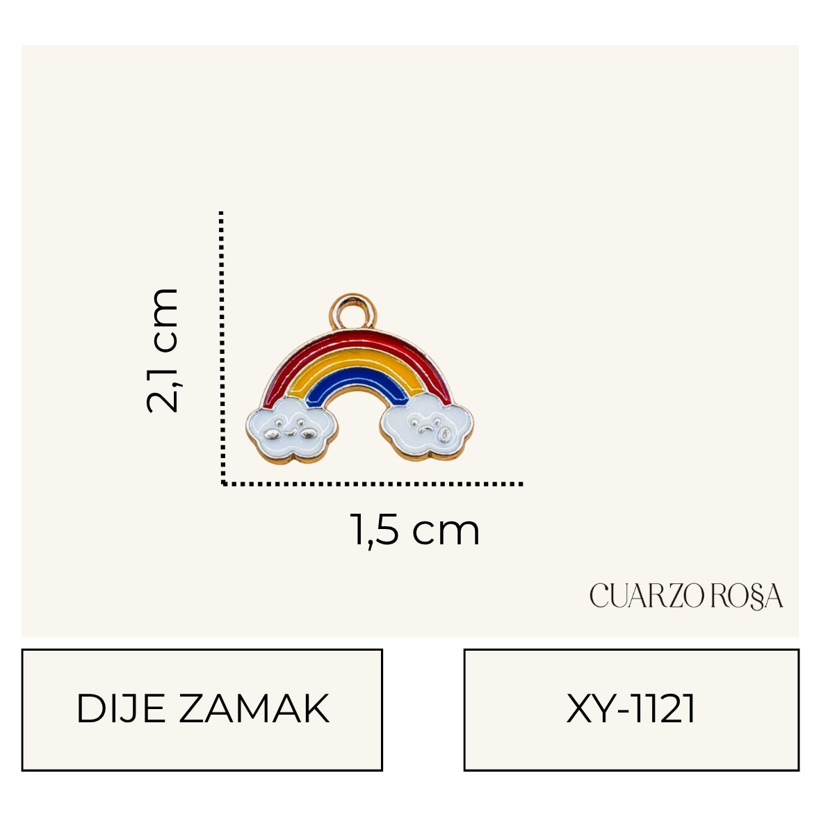 Dije Zamak Arcoíris con Nubes X