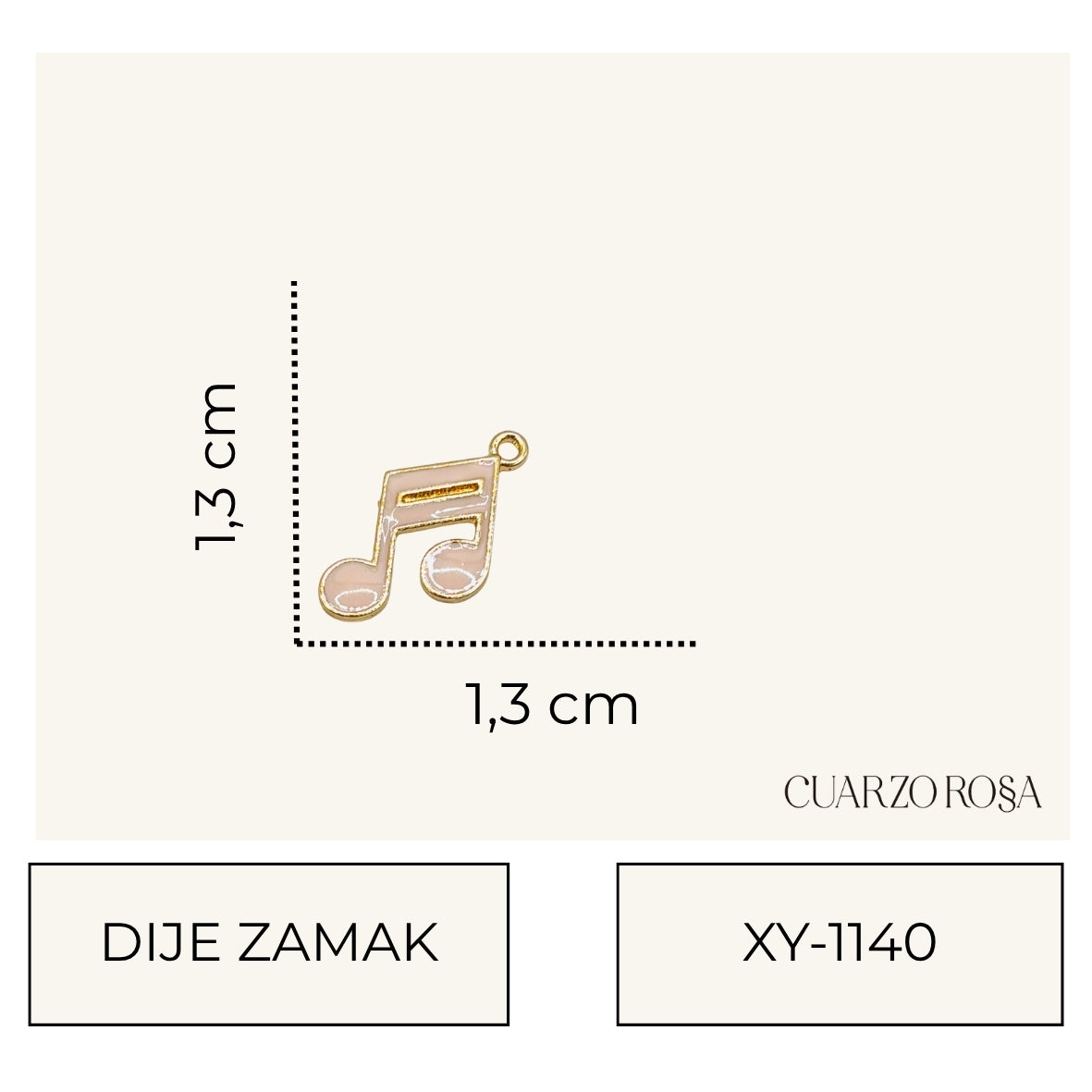 Dije Zamak Nota Musical XY-1140