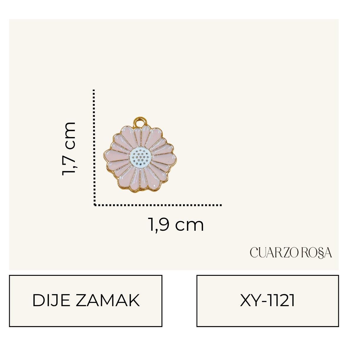 Dije Zamak Flor XY-1121