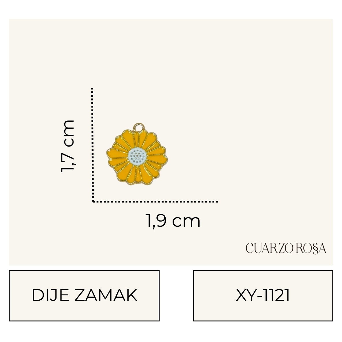Dije Zamak Flor XY-1121