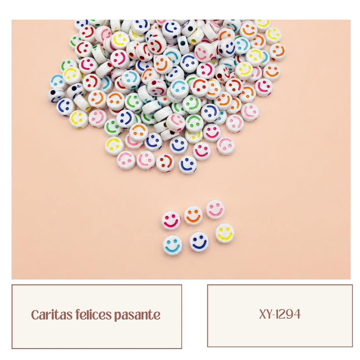 Caritas felices pasantes blancas con emojis de colores surtido