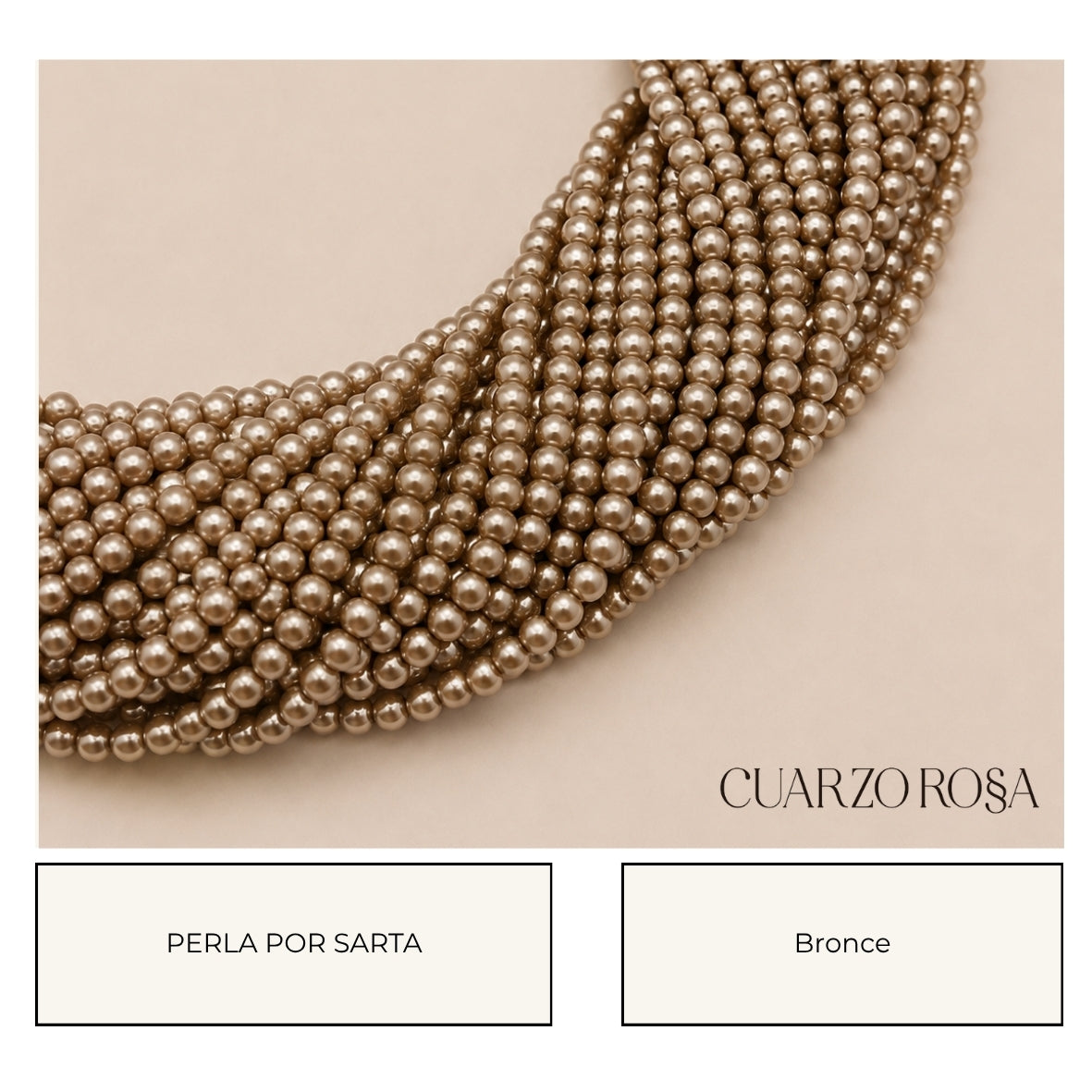 Perla por Sarta - Bronce
