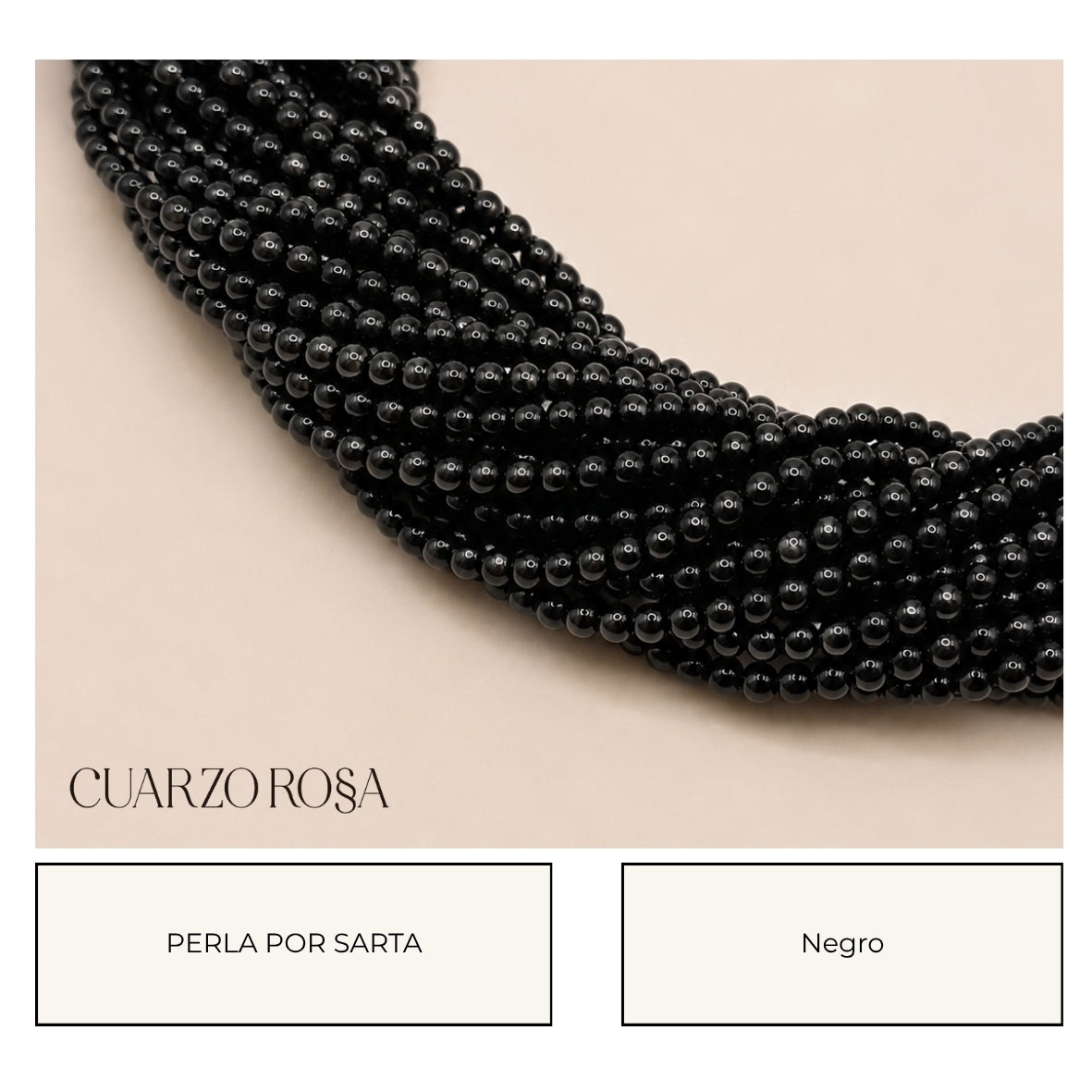 Perla por Sarta - Rosa coral